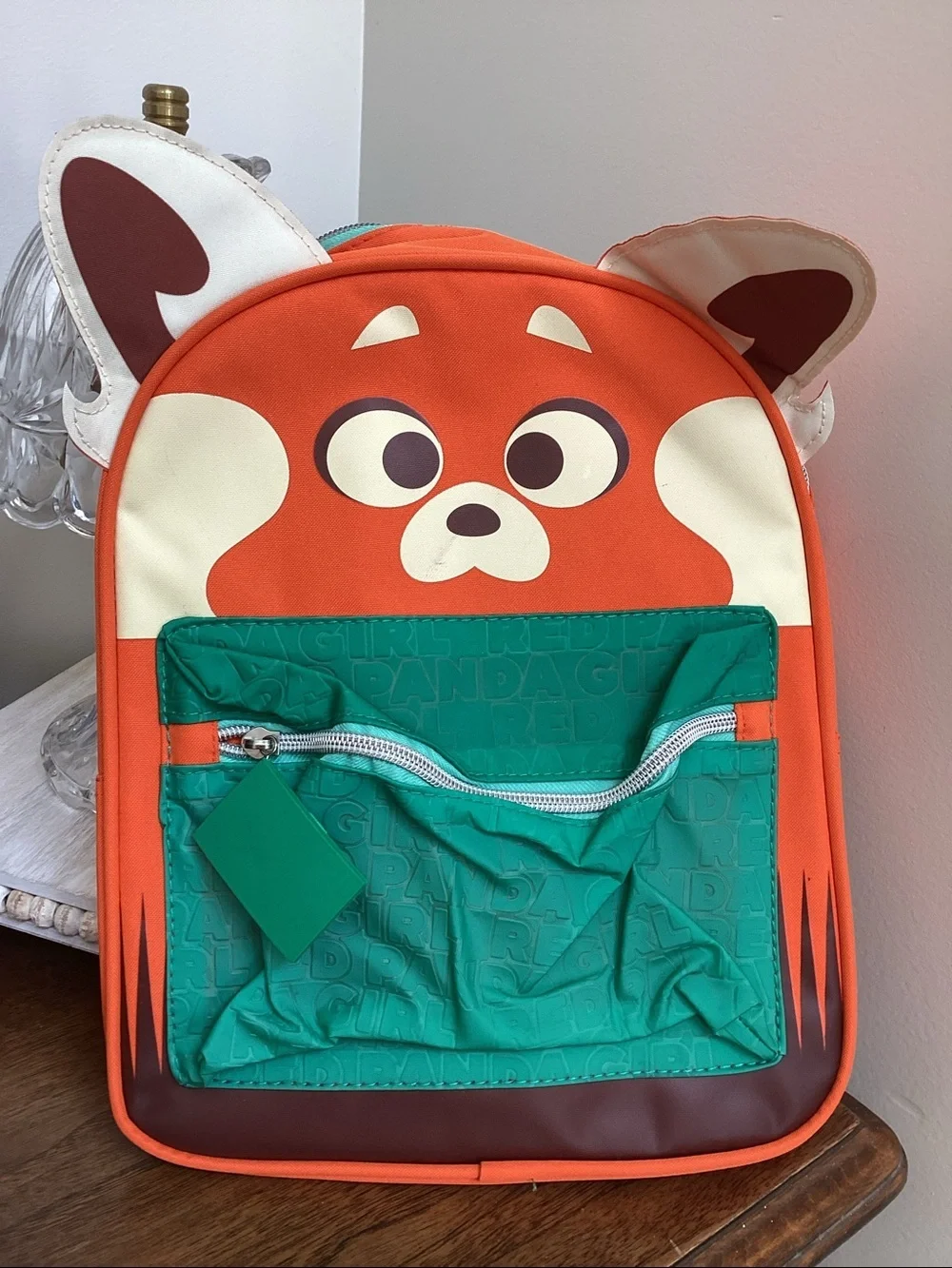 Disney Pixar Turning red Mei Lee Panda pin collector mini backpack
